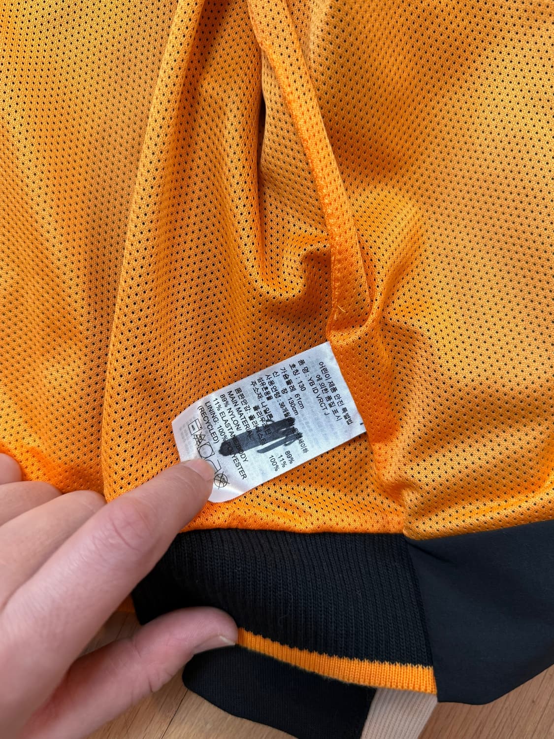 아디다스 키즈 블랙 점퍼 상품이미지5