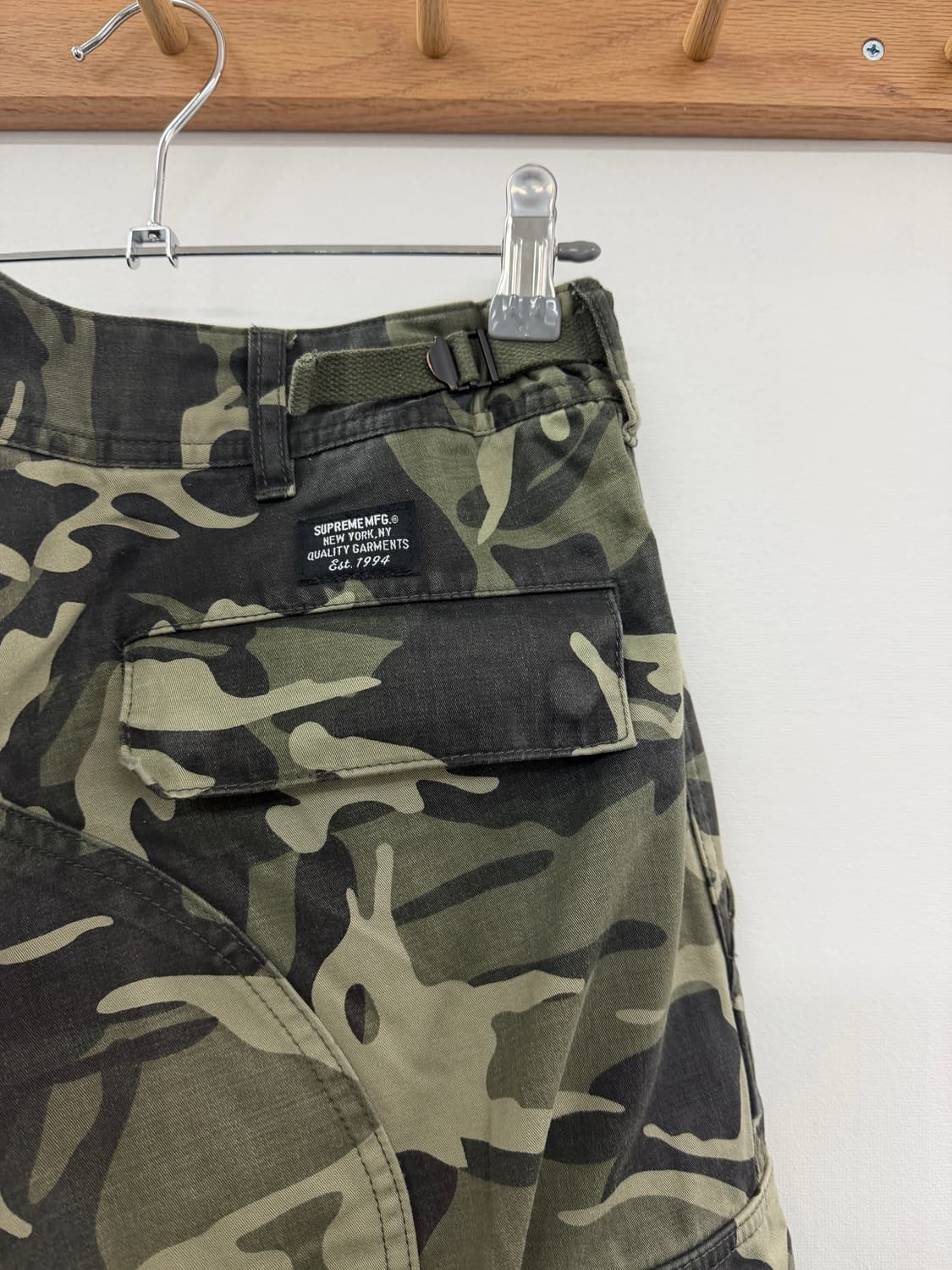 Supreme cargo pants olive camo 상품이미지3