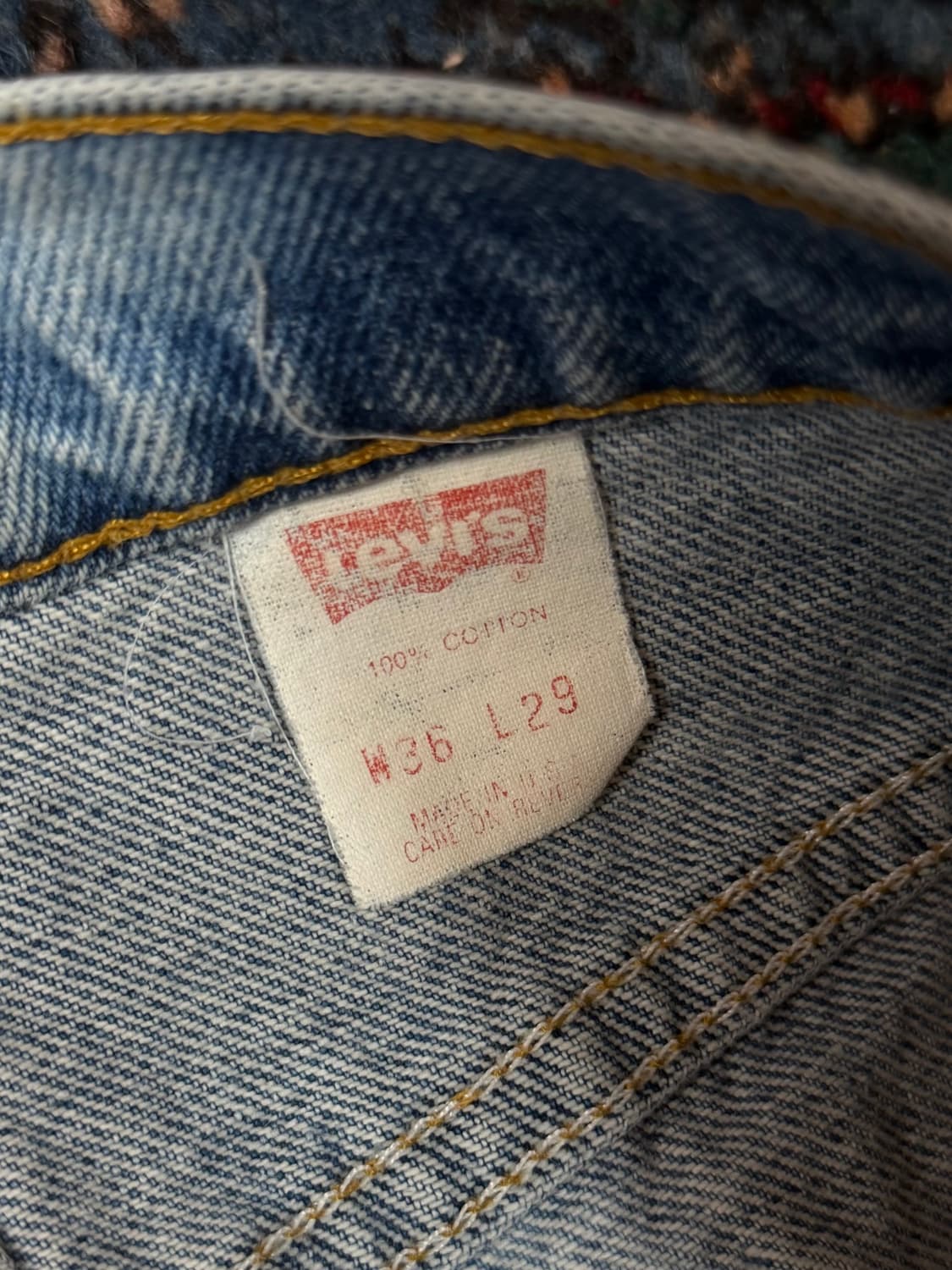 90's USA 빈티지 리바이스 517 오렌지탭 부츠컷 상품이미지9