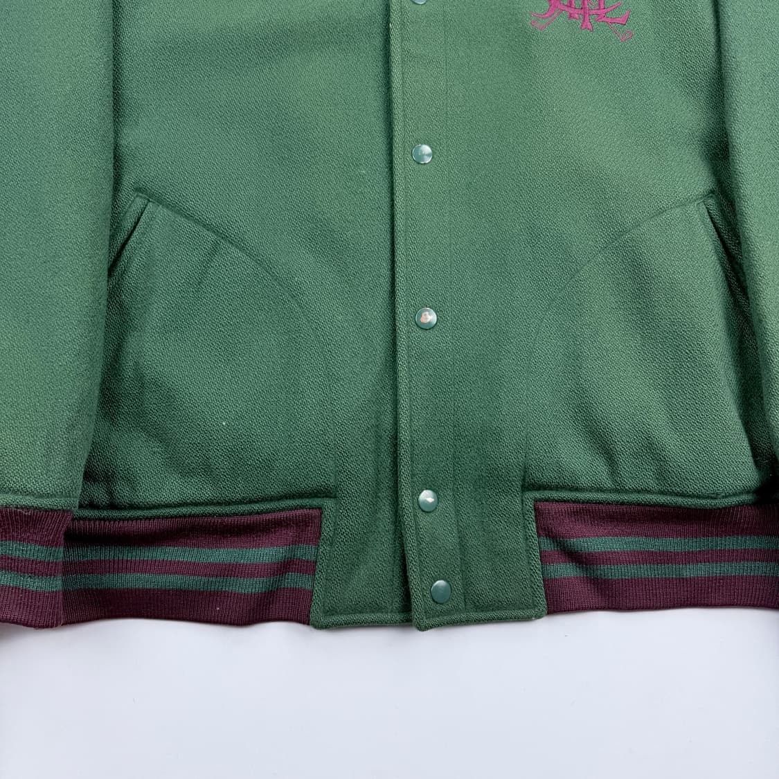 90s 폴로 랄프로렌 자수 울 바시티자켓 상품이미지3