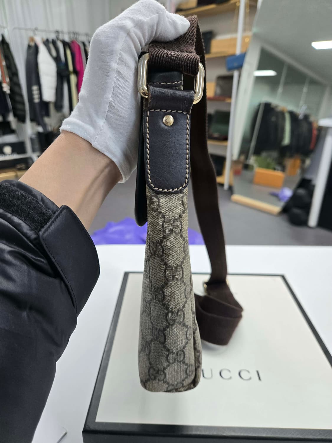 [정품][A급] 구찌 시그니처 메신저 숄더백 상품이미지4