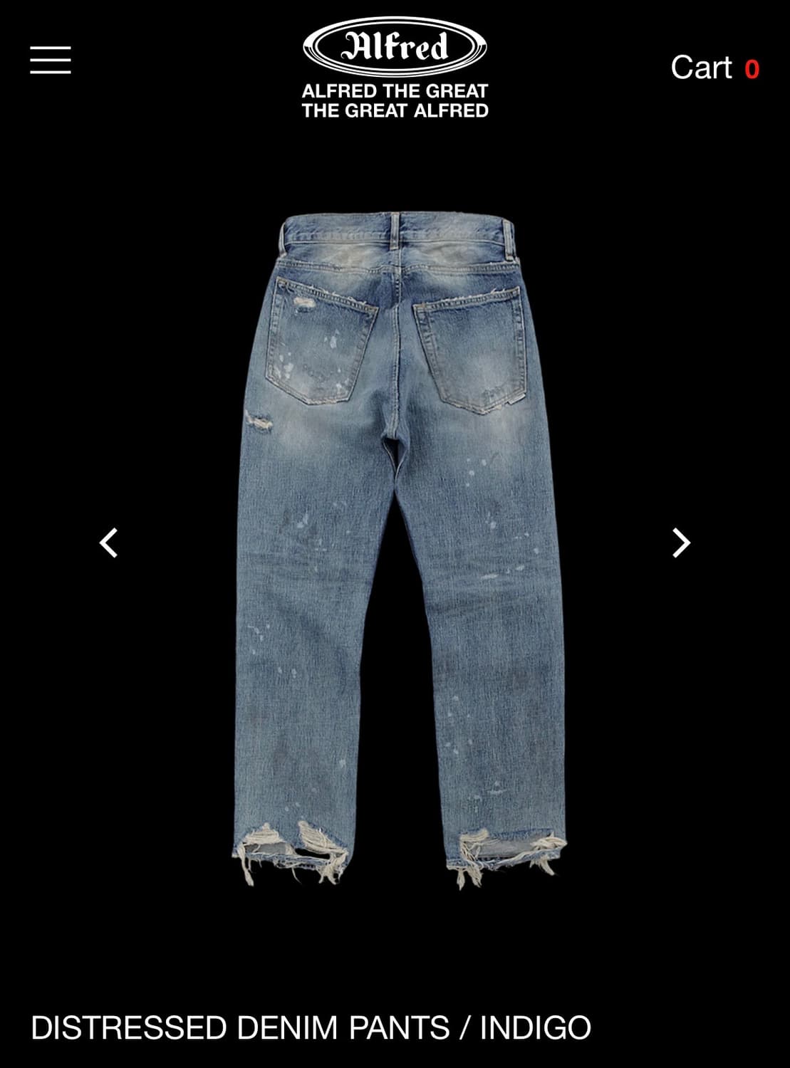 헤리티지플로스 알프레드 디스트레스드 팬츠 상품이미지2