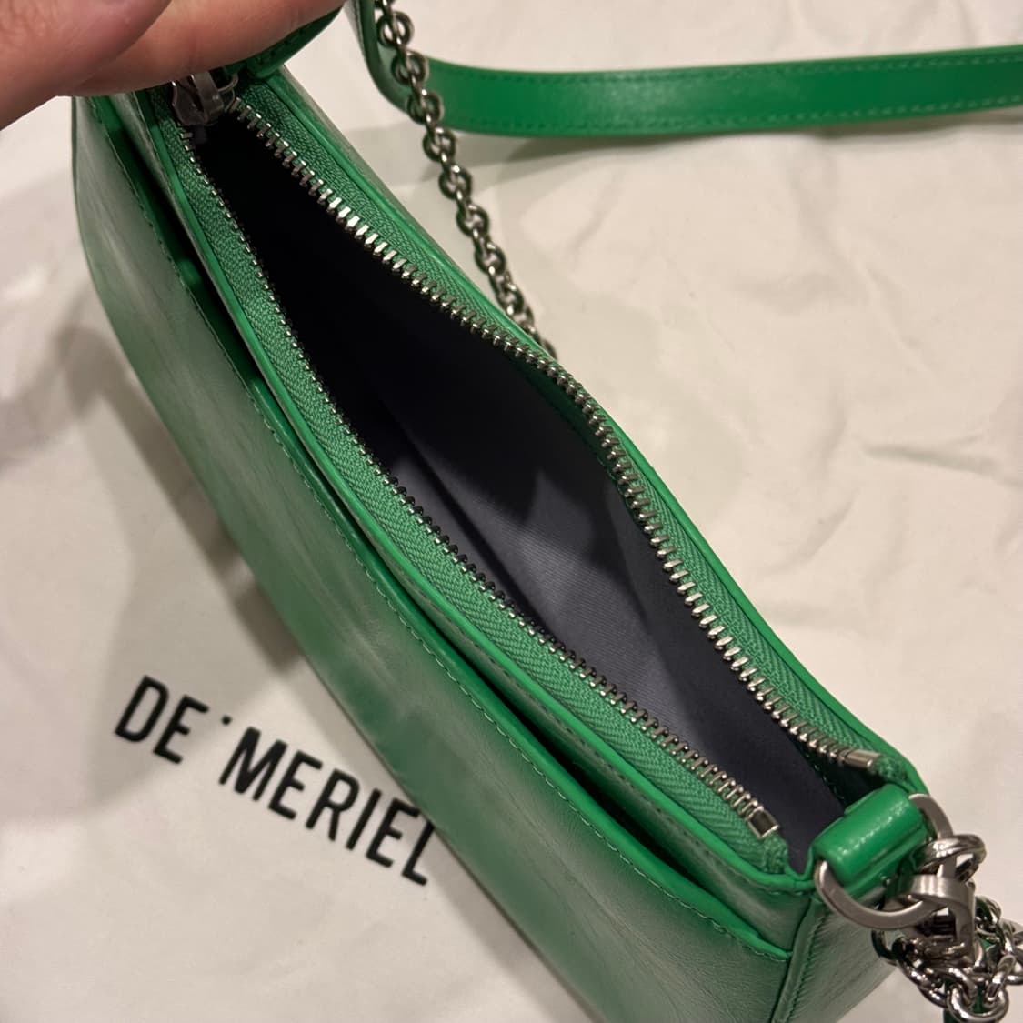 드메리엘 로지백 그린 호보백 상품이미지3