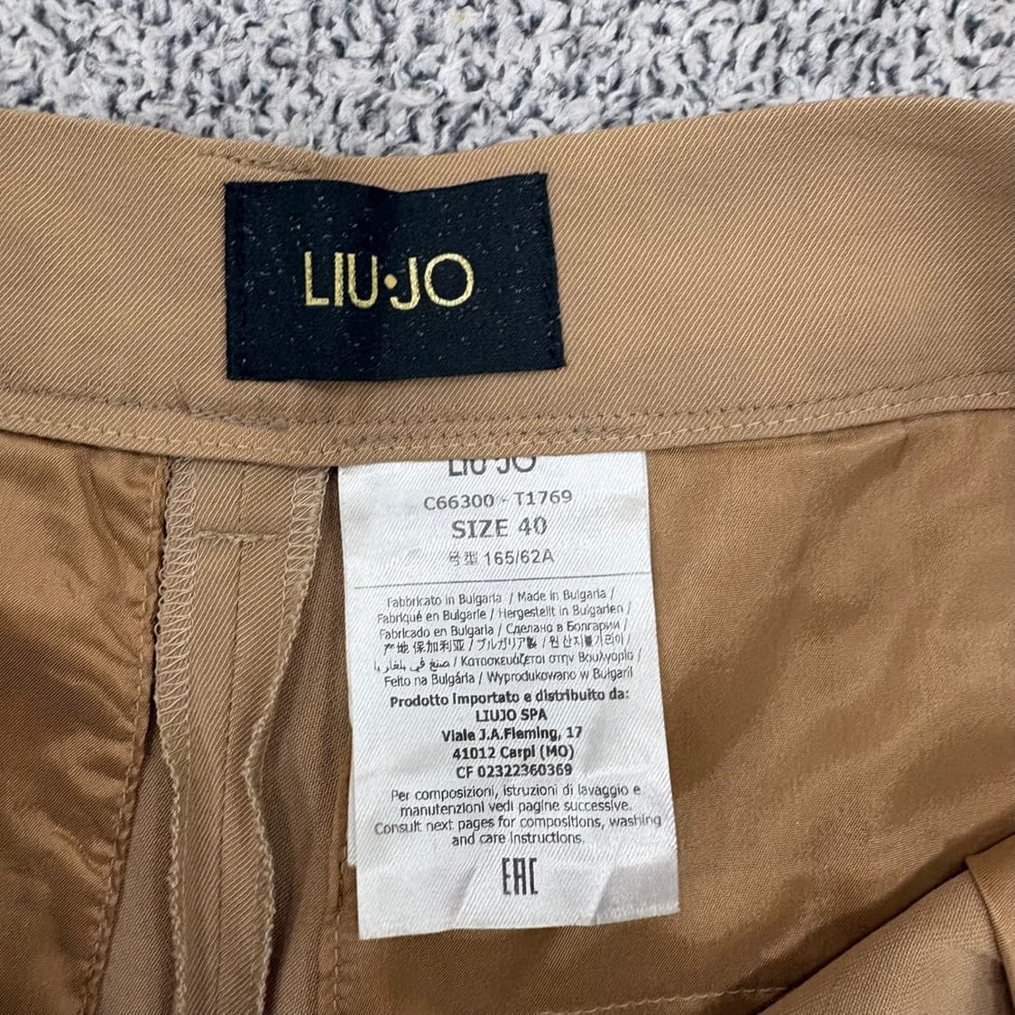 40 리우조 여성 와이드 면바지 치노팬츠 0415J 상품이미지3