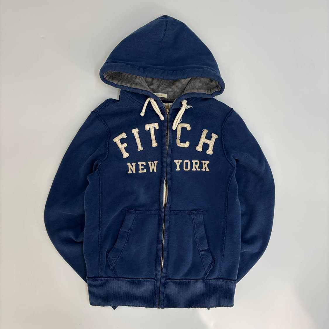 아베크롬비 y2k 올드스쿨 스웻 후드집업 희귀져지(S) 상품이미지2