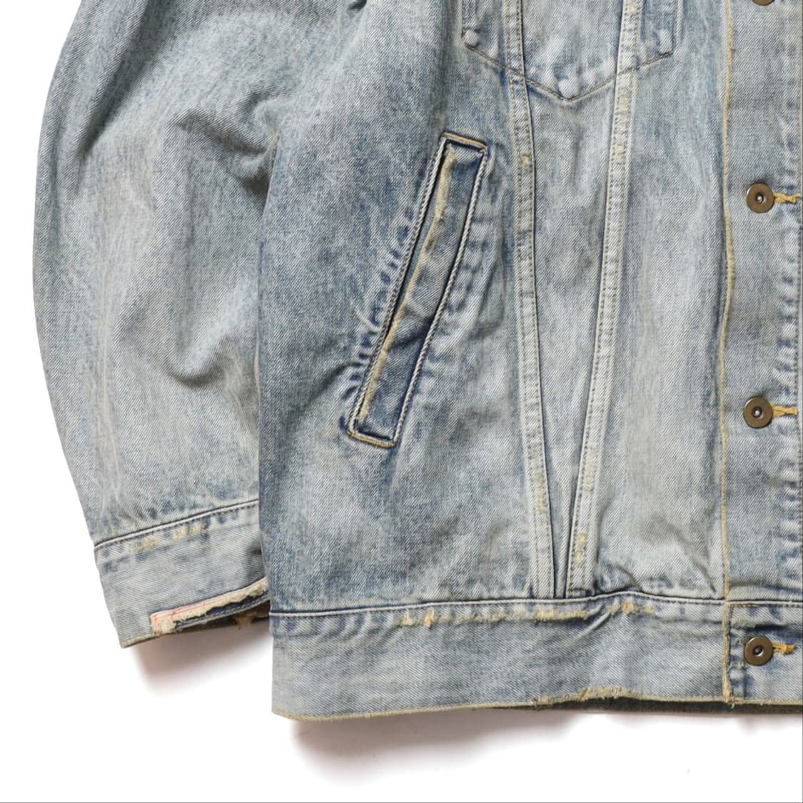 컬러비콘Kolor Beacon Studs Distressed Denim 상품이미지4