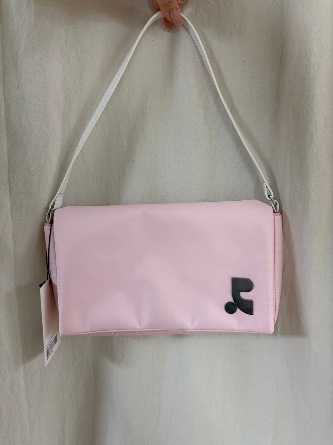 레스트앤레크레이션 핑크 나일론 숄더백 (새제품) 상품이미지2