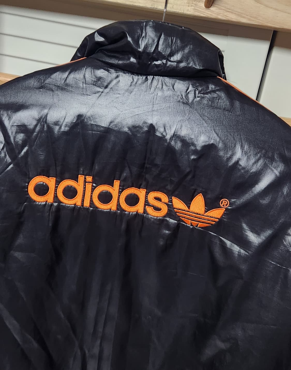 아디다스 삼선 검주 빅로고 올드스쿨 경량 점퍼 자켓 상품이미지7