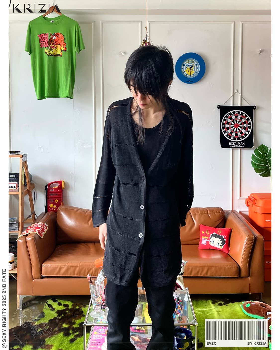 EVEX by Krizia Long Knit Cardigan Jacket 상품이미지1