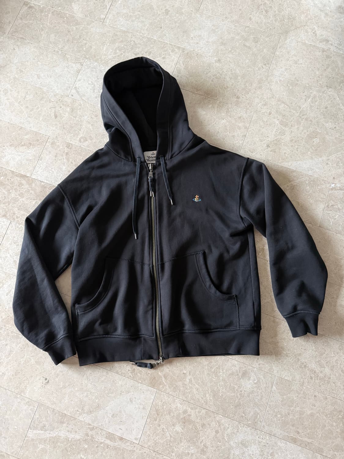 비비안웨스트우드 블랙 후드집업 M 상품이미지1