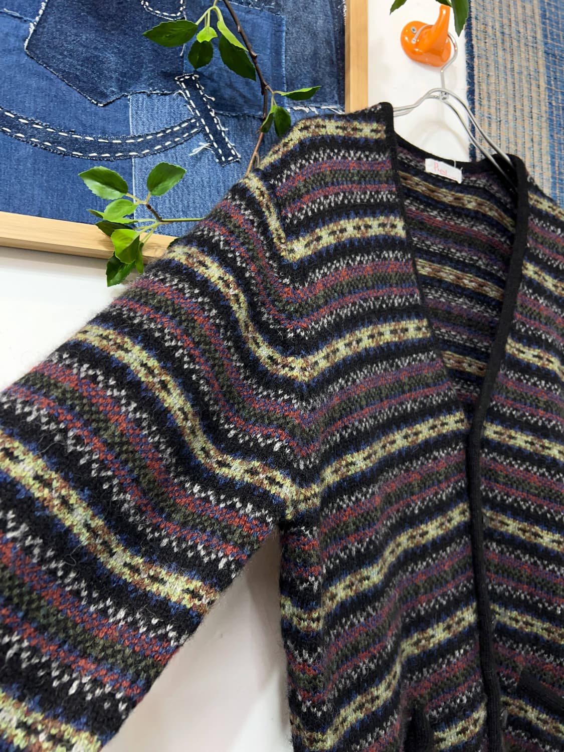 PAPAS  Fair Isle Wool cardigan  상품이미지5