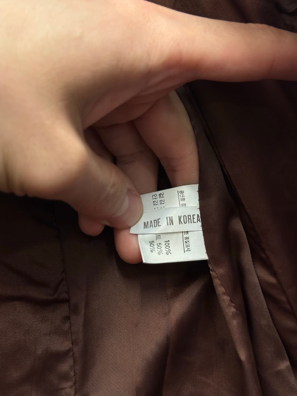 Vintage Sheepskin Leather Zip-Up Jacket 상품이미지7