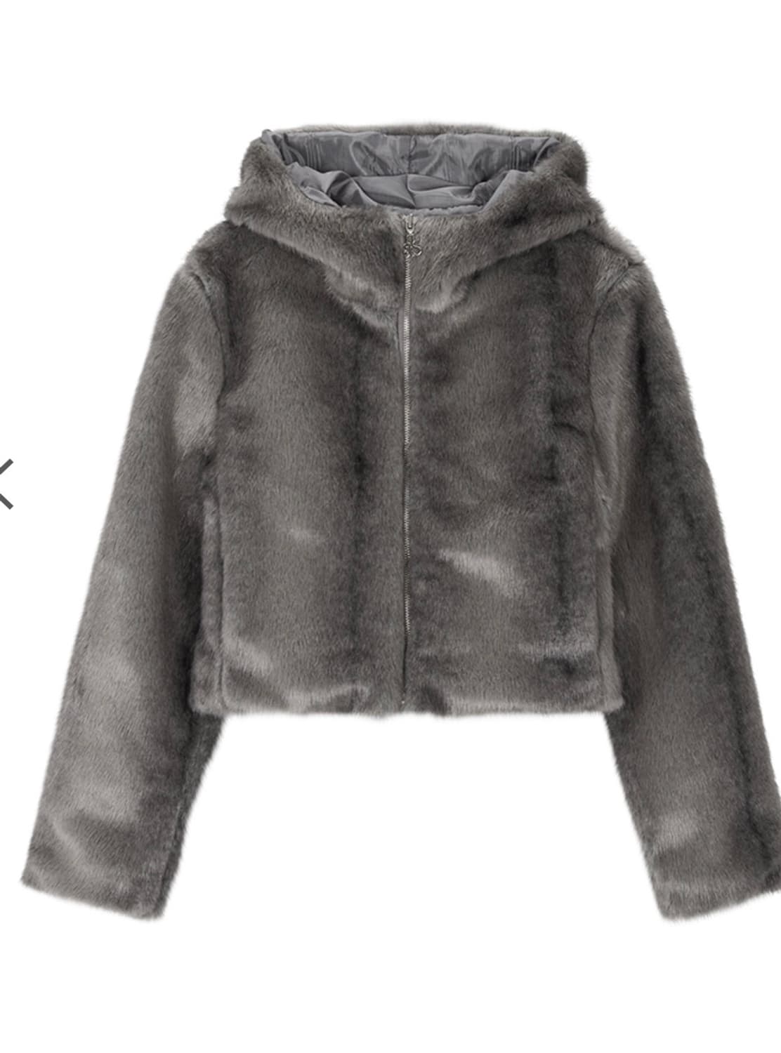 ASON 에즈온 COMO FUR JACKET 퍼 자켓 그레이  상품이미지1