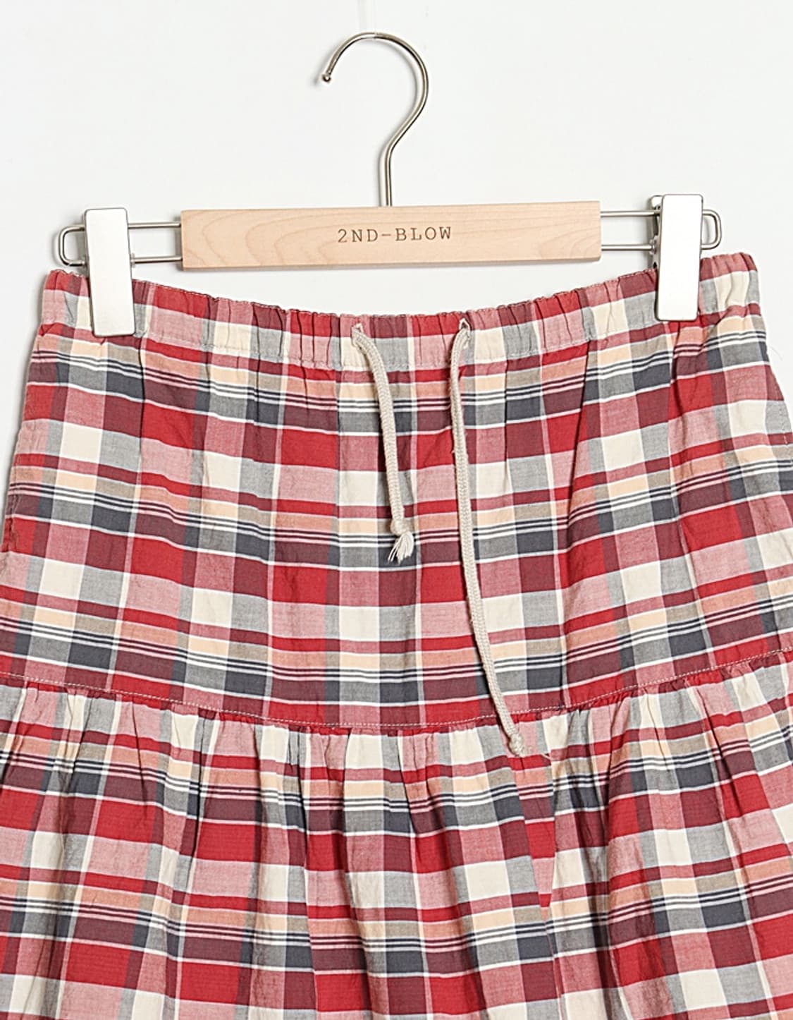 Non Check Tiered Mid Skirt (26) 상품이미지2