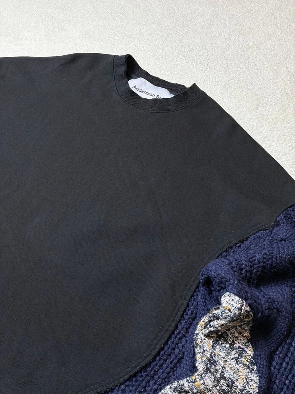 앤더슨벨 패브릭 콘트라스트 앤트워프 스웻 맨투맨 PN6402    상품이미지2