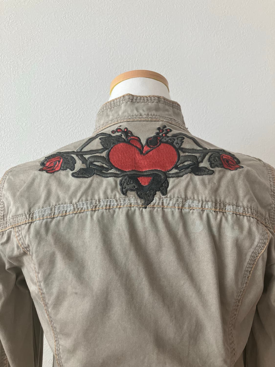 ALCOTT 여성 코튼 빈티지 자켓 XS y2k 딱붙핏 슬림핏 상품이미지6