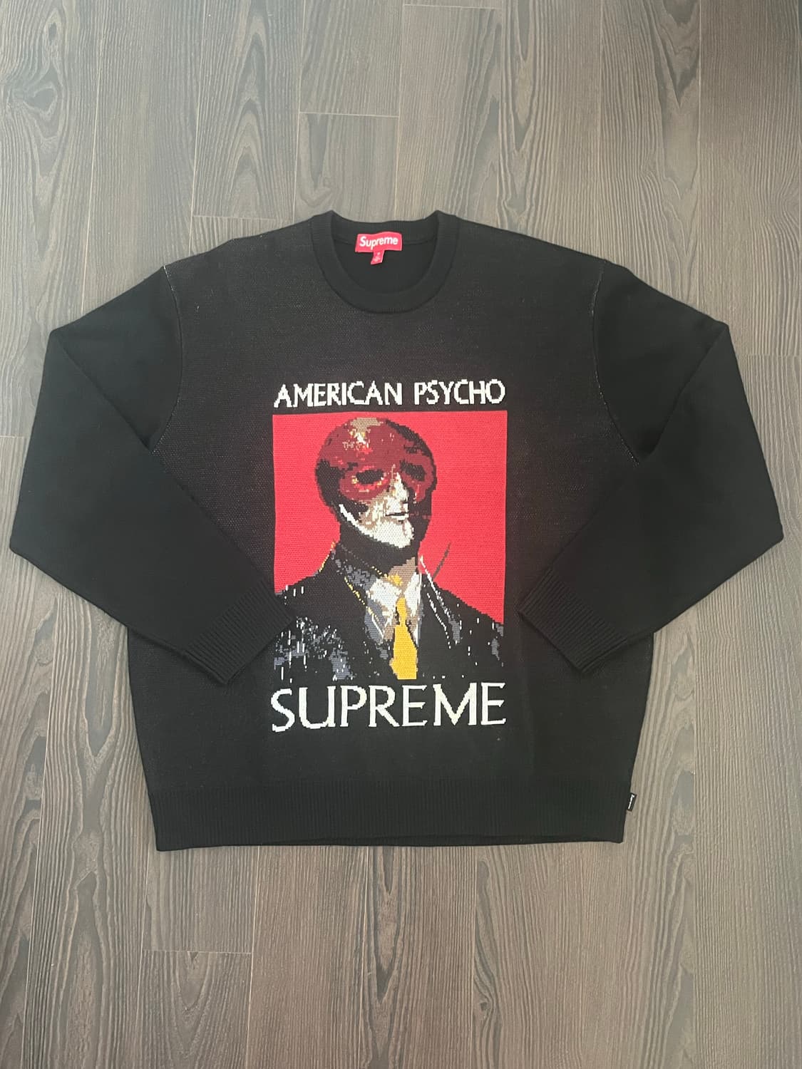 23FW 슈프림 아메리칸 사이코 스웨터 블랙 (M) 상품이미지1