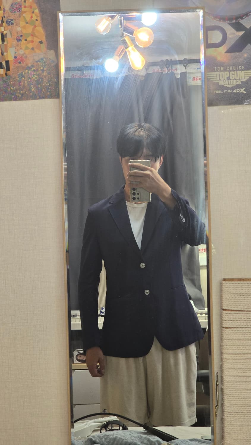 네이비 여름 블레이저 (L 95) 상품이미지1