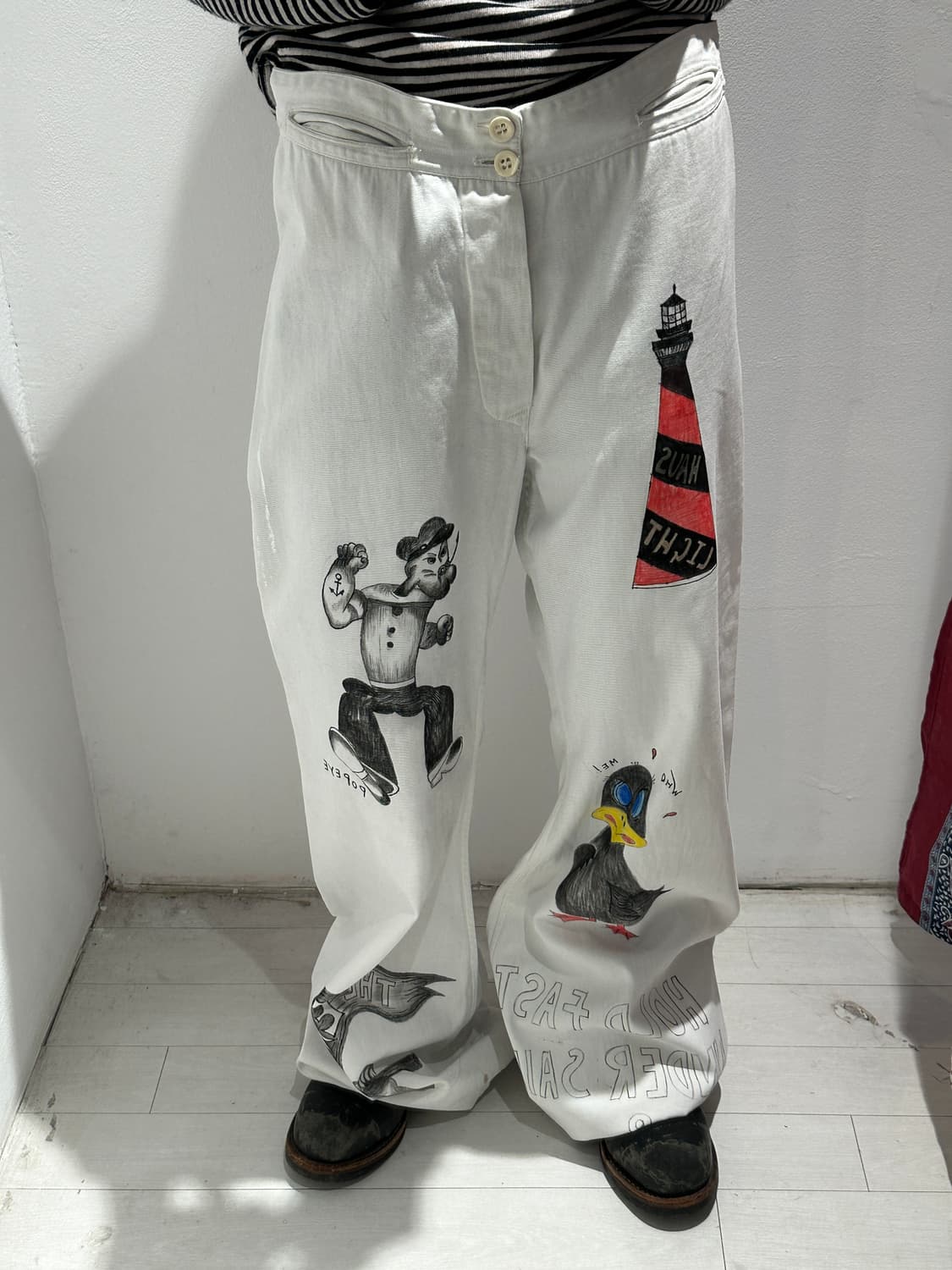 1940’s WWII U.S. Navy White Trousers 상품이미지7