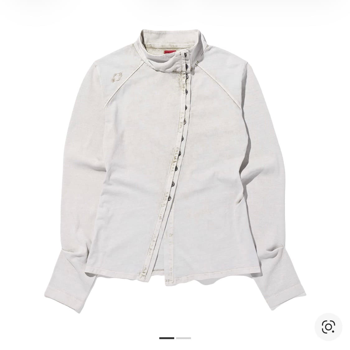 미스치프 워시드 저지 셔츠 라이트 베이지 M 상품이미지1