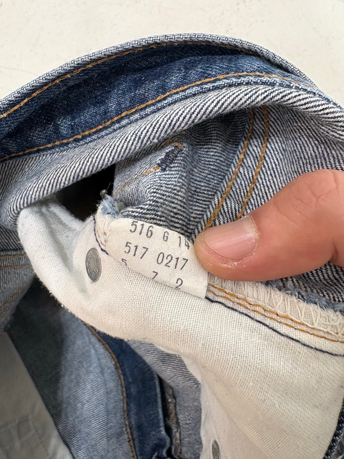 70’s vtg Levis 517 Custom Denim pant 상품이미지3