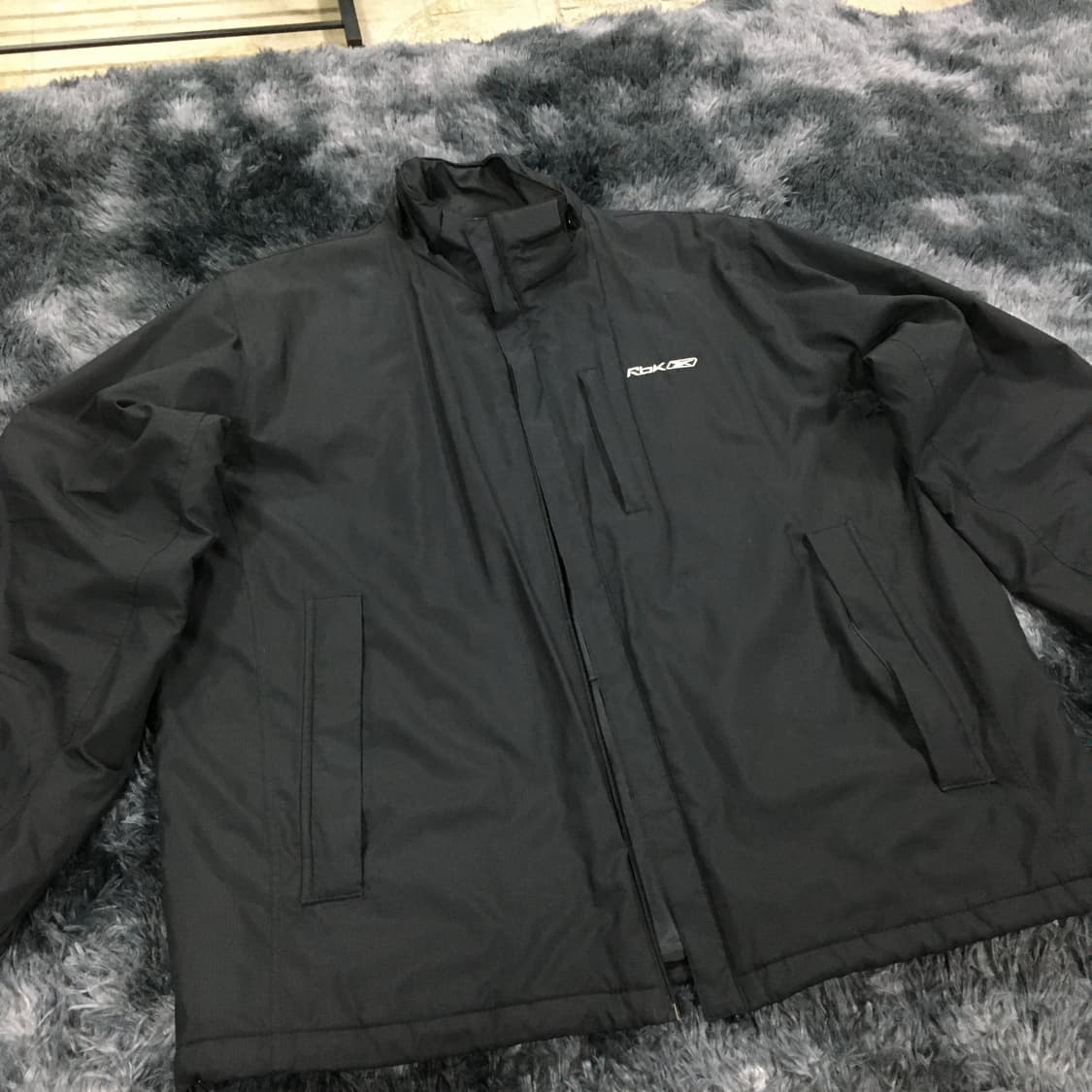 투티/0136 리복 블랙 집업 도톰 바람막이 자켓  상품이미지3