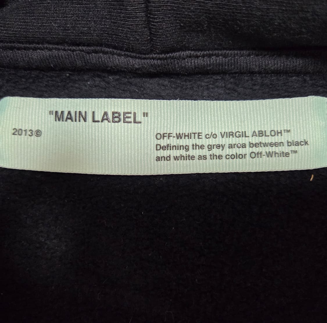 오프화이트 멀티 패치 오버핏 후드집업 상품이미지7