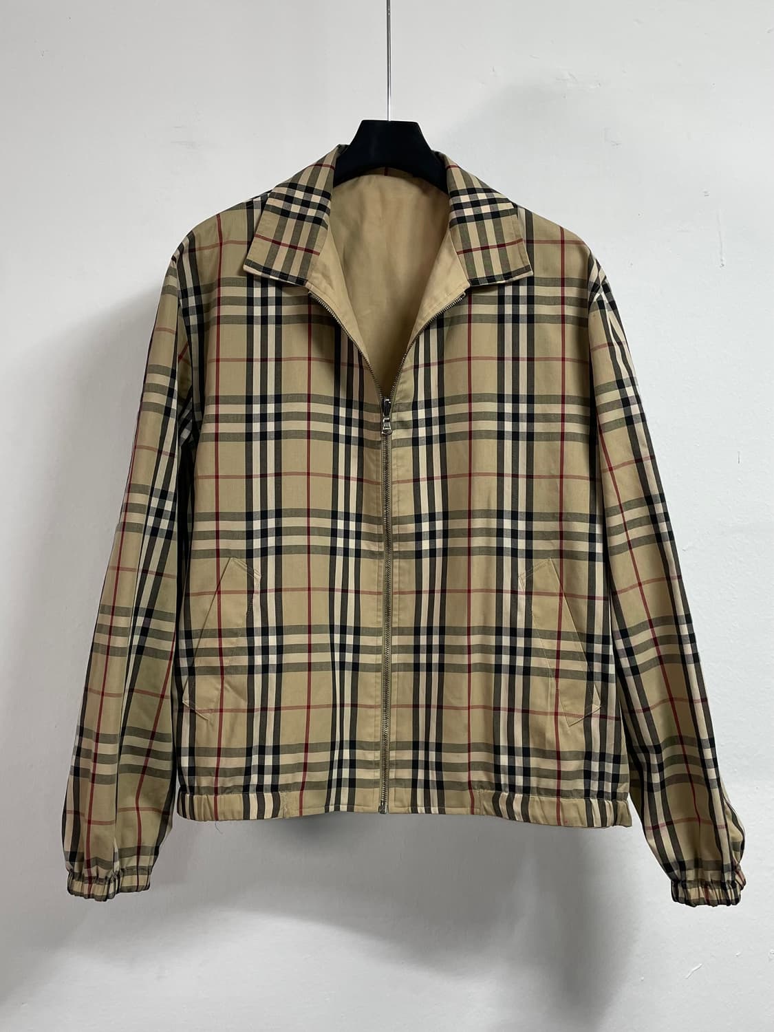 버버리 노바체크 리버시블 블루종 자켓 (on.209) 상품이미지1