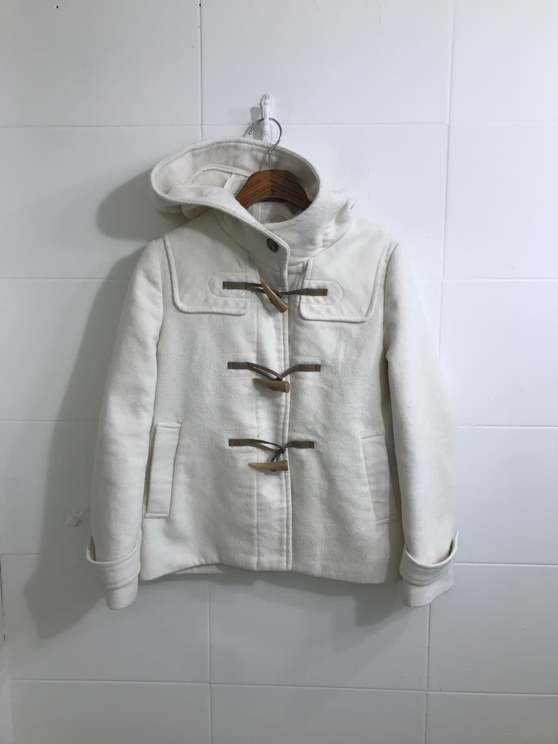 액시즈팜 아이보리 떡볶이코트 모리걸 코디세트 상품이미지5