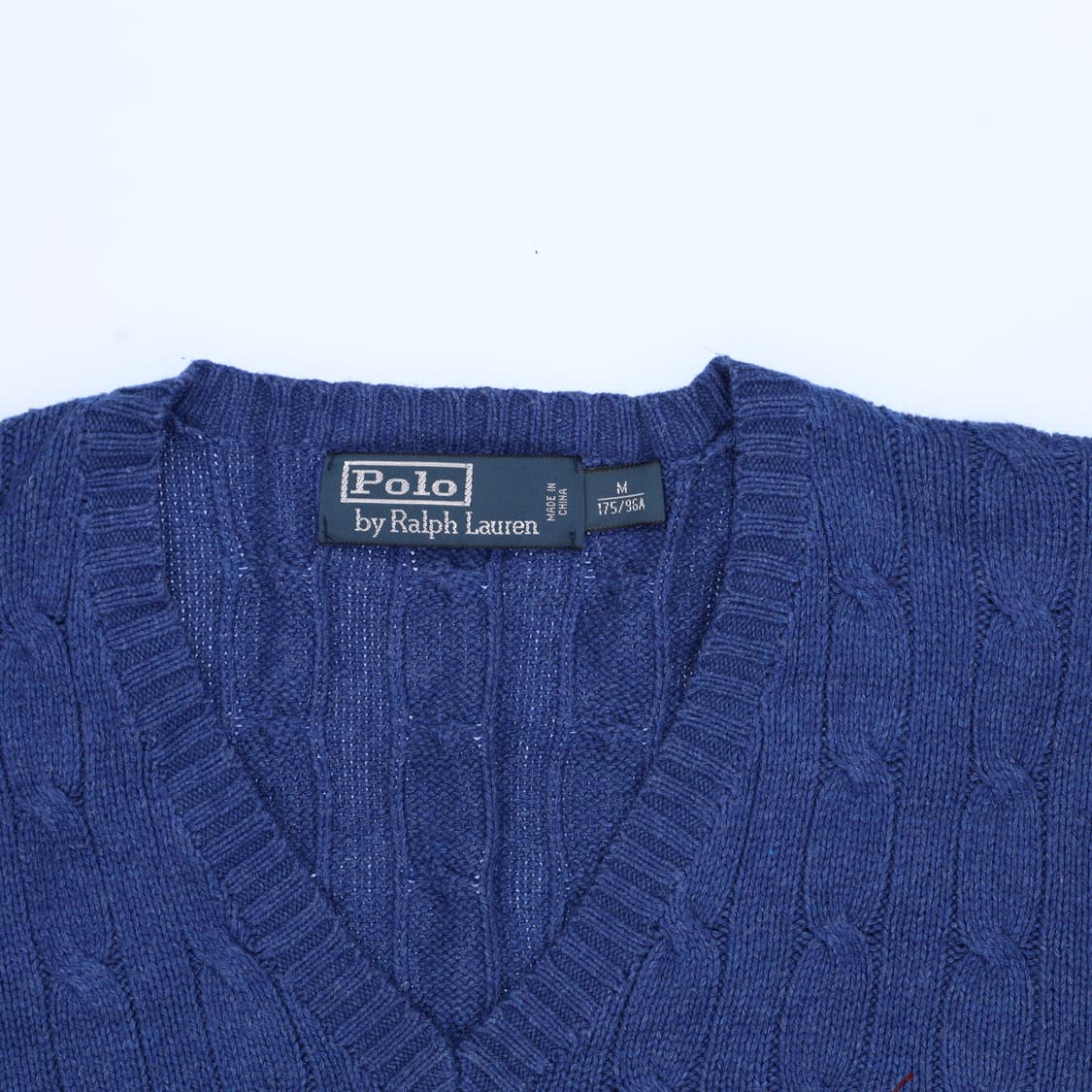 M 폴로 랄프로렌 브이넥 케이블 니트 N7553 상품이미지3