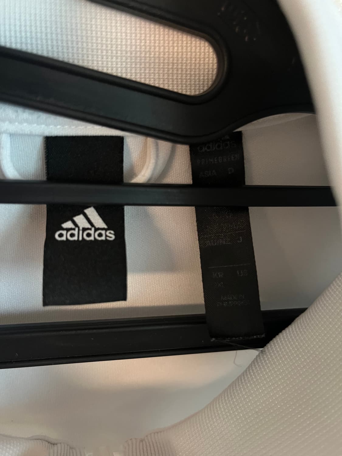 아디다스 흰,검 져지 [2XL] 상품이미지4