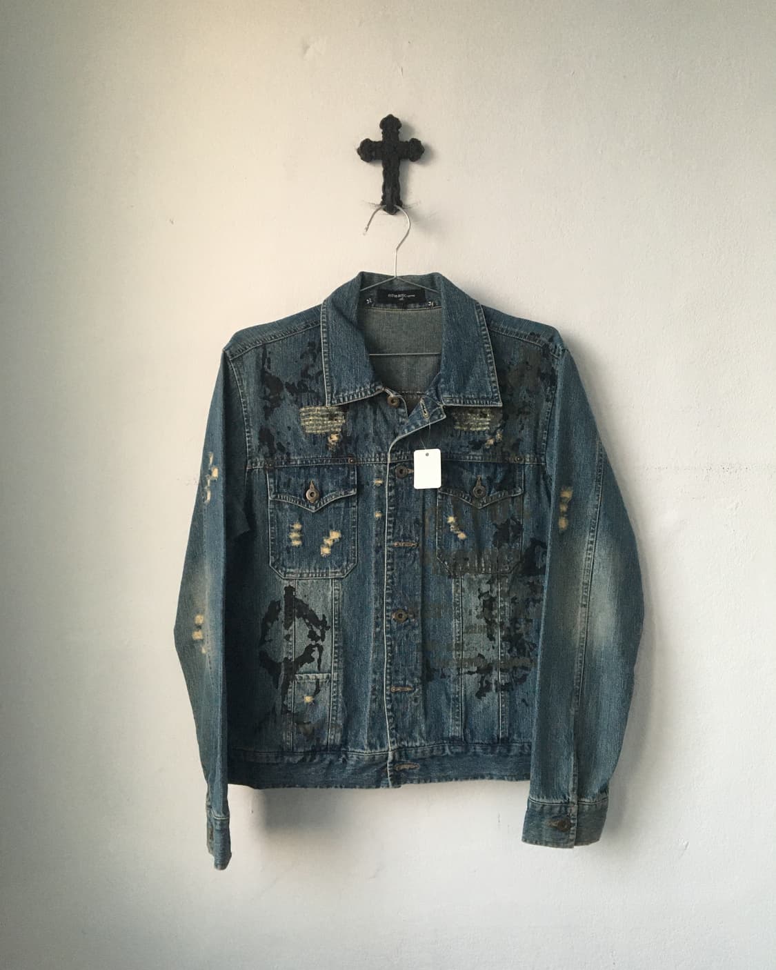 Printing point denim jacket 상품이미지2