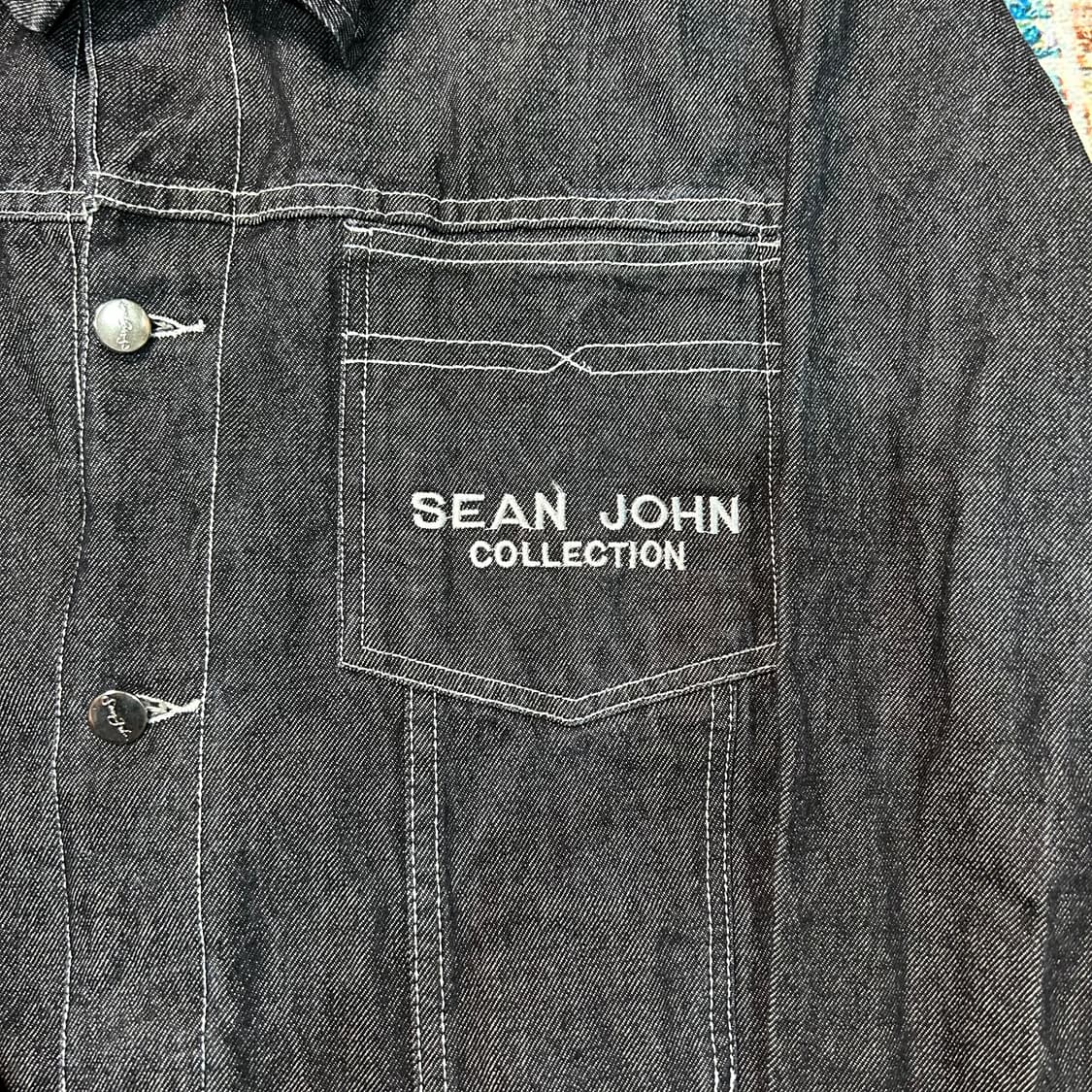 [2XL] sean john 그레이 데님 자켓 상품이미지3