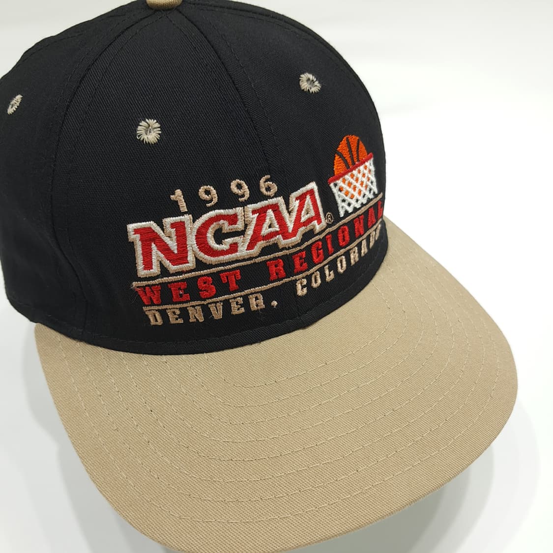 USA Made 90s NCAA 바스켓볼 투톤 볼캡 P1577 상품이미지1