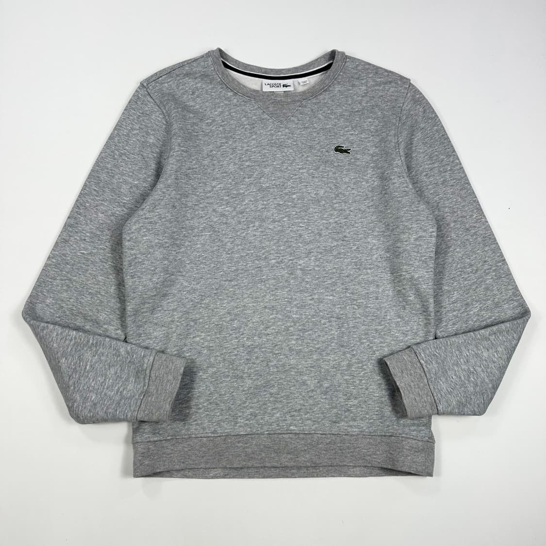 라코스테 크록 그레이 크루넥 맨투맨 (S) 상품이미지2