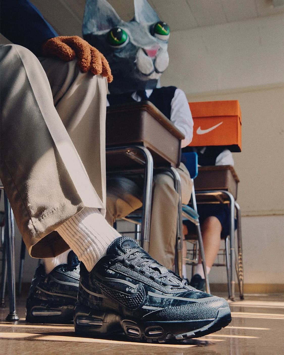 [285]나이키 웍스아웃 에어맥스95 블랙 앤트러사이트 상품이미지5