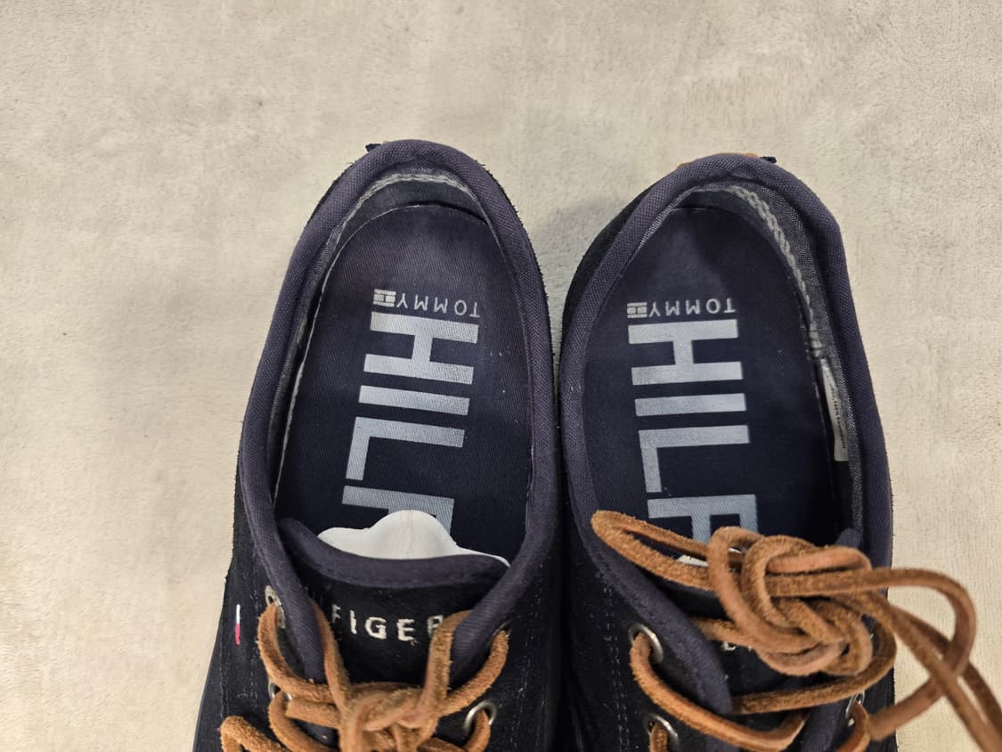 타미힐피거 남성 스웨이드 스니커즈 네이비 265 상품이미지6