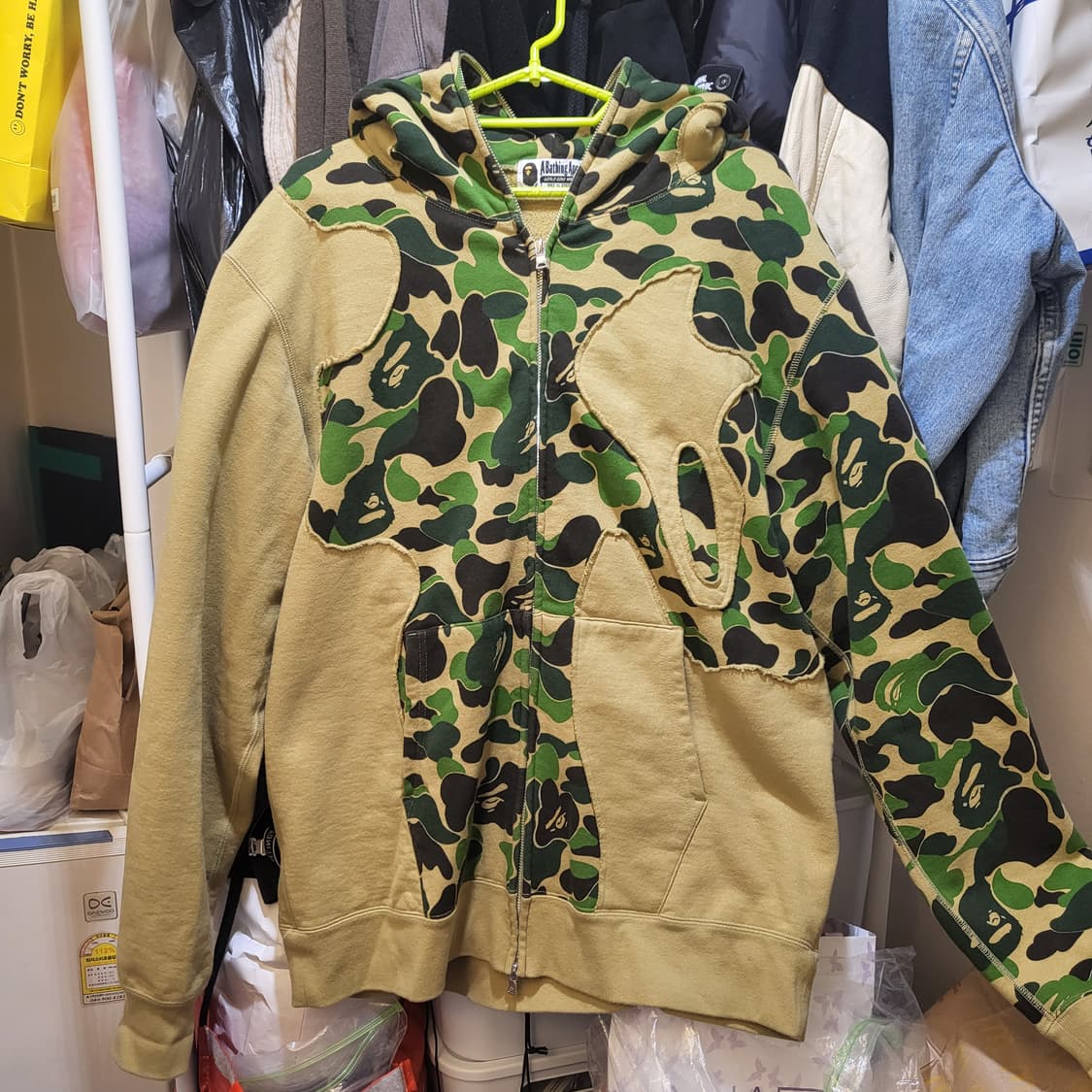 BAPE 베이프 ABC 카모 패치워크 풀집업 후드집업 상품이미지2