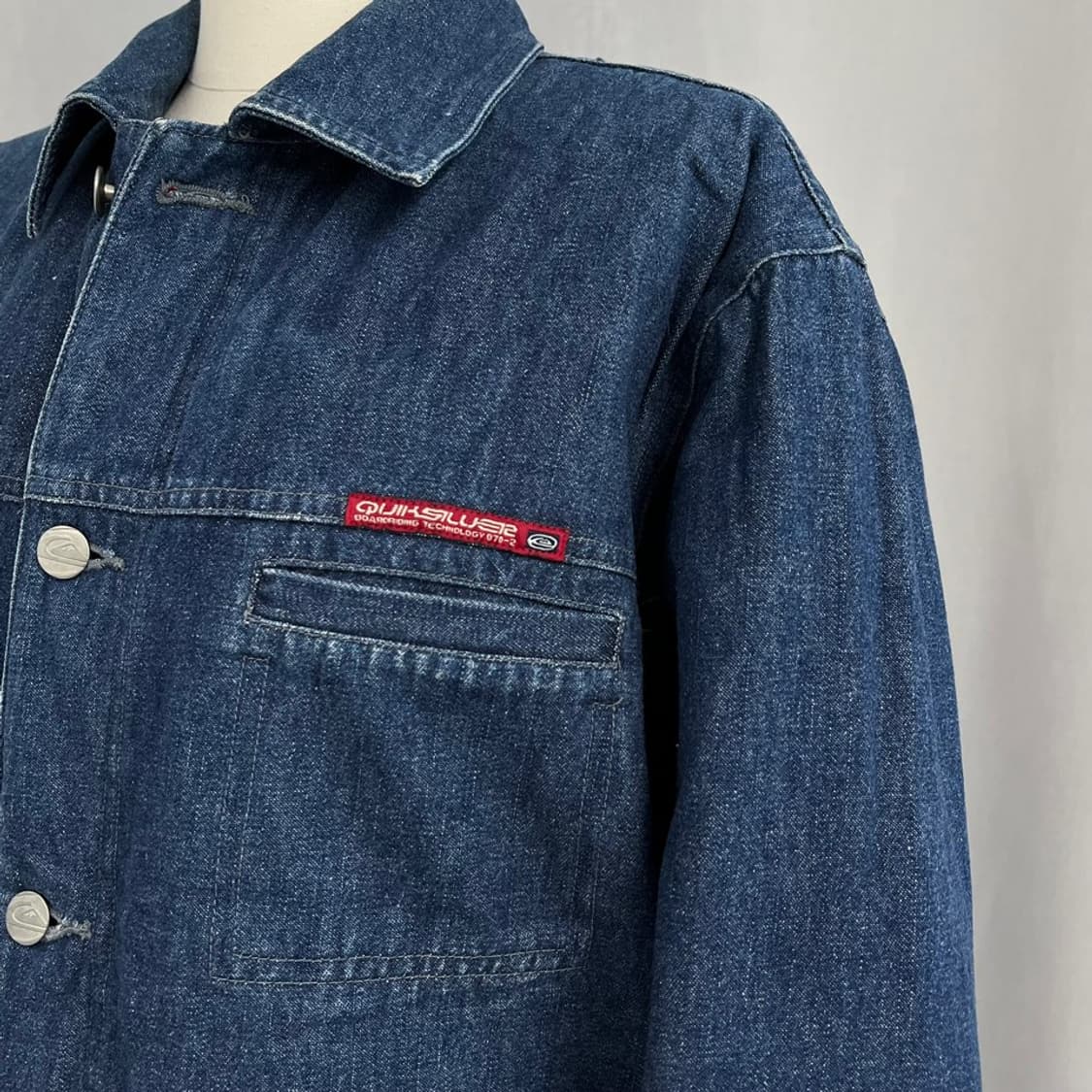퀵실버 빈티지 데님 초어 자켓/#3600 상품이미지3