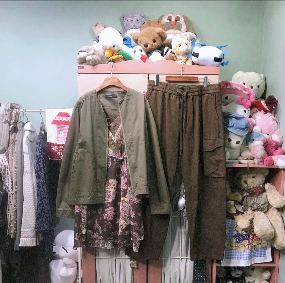 카모메산장 히피 코디세트 미라이클럽 모리노가토 카메 빈티지 모리걸 일본 상품이미지1