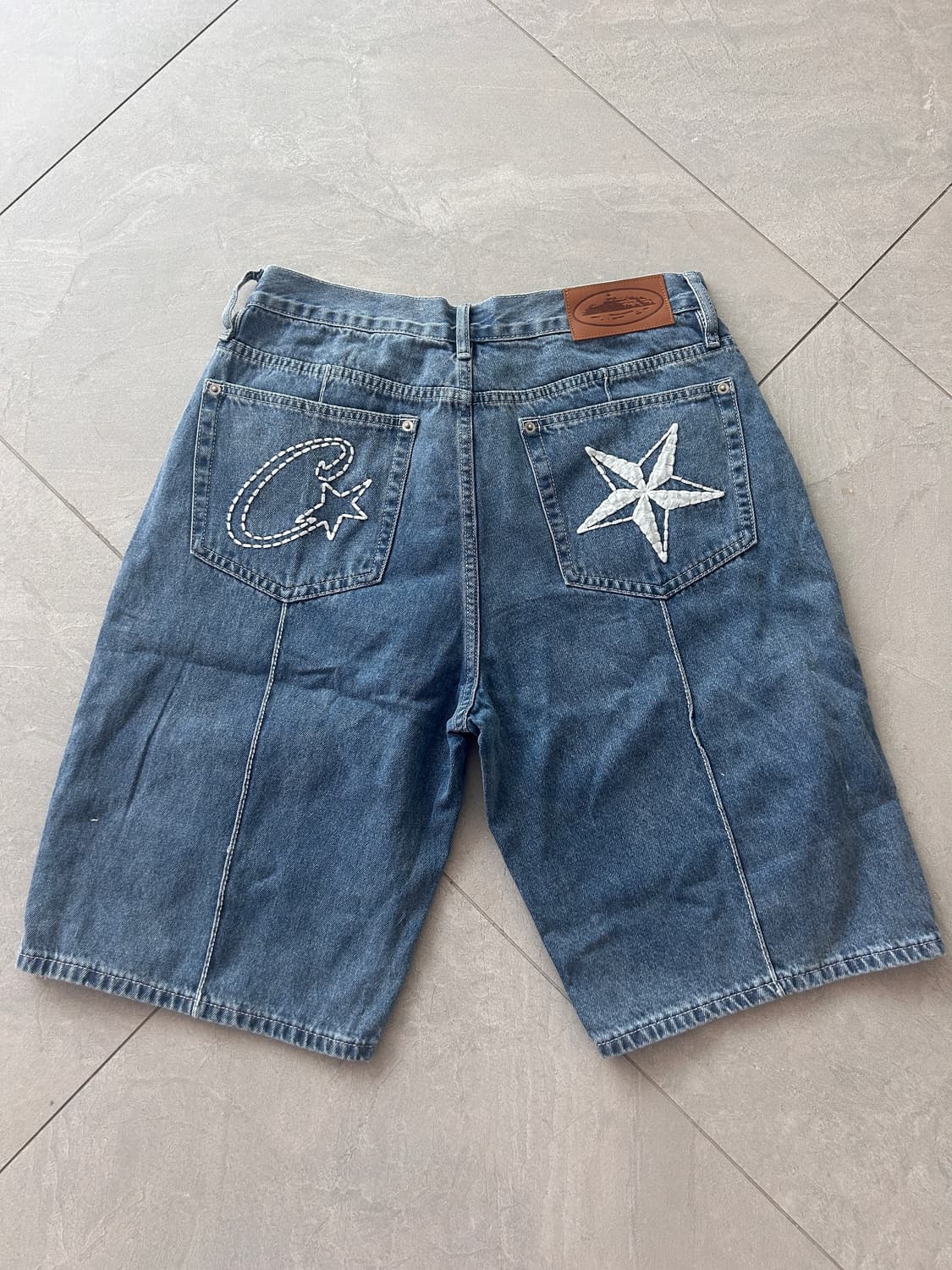 Corteiz C star denim shorts M 상품이미지1