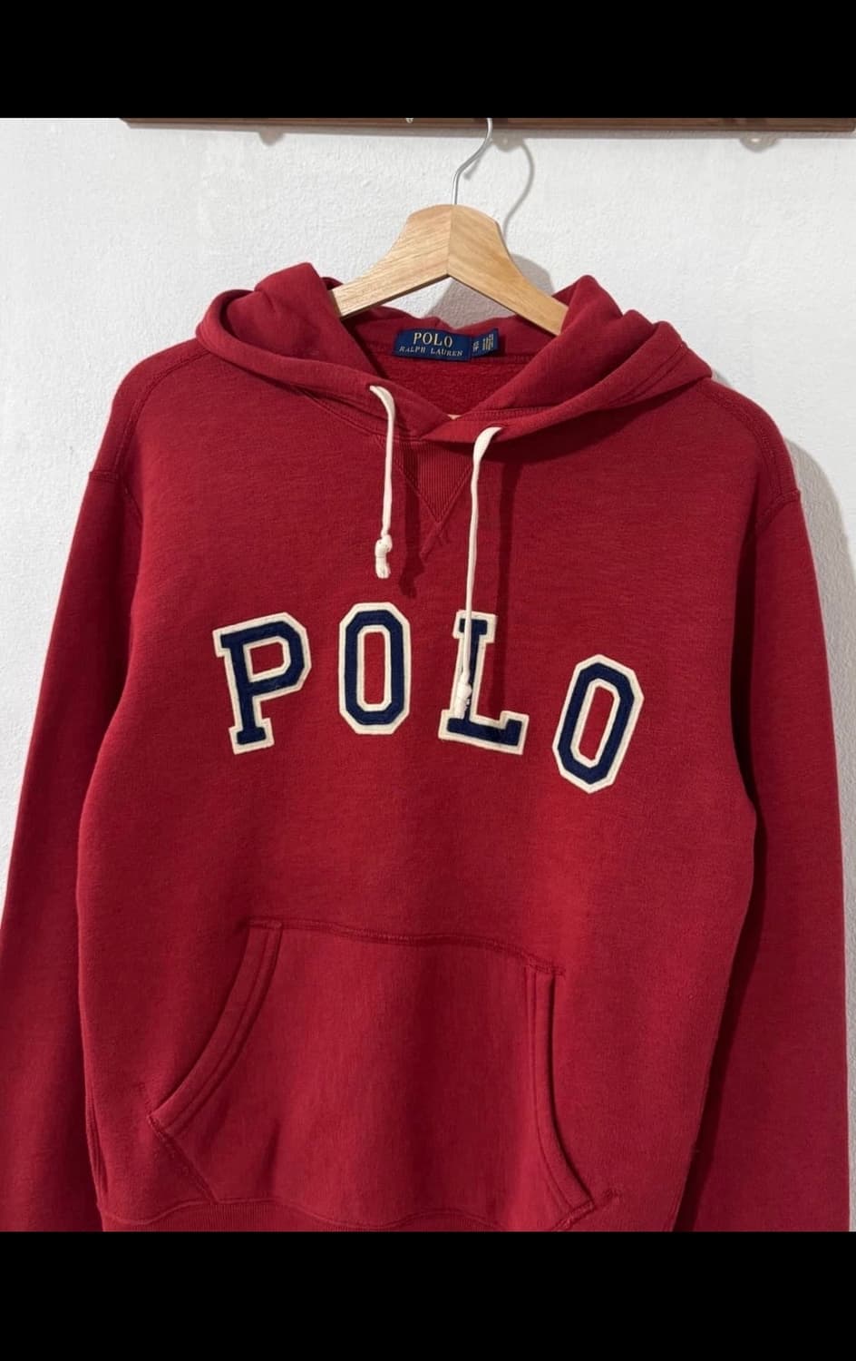 폴로 스펠로고 후드티 상품이미지1
