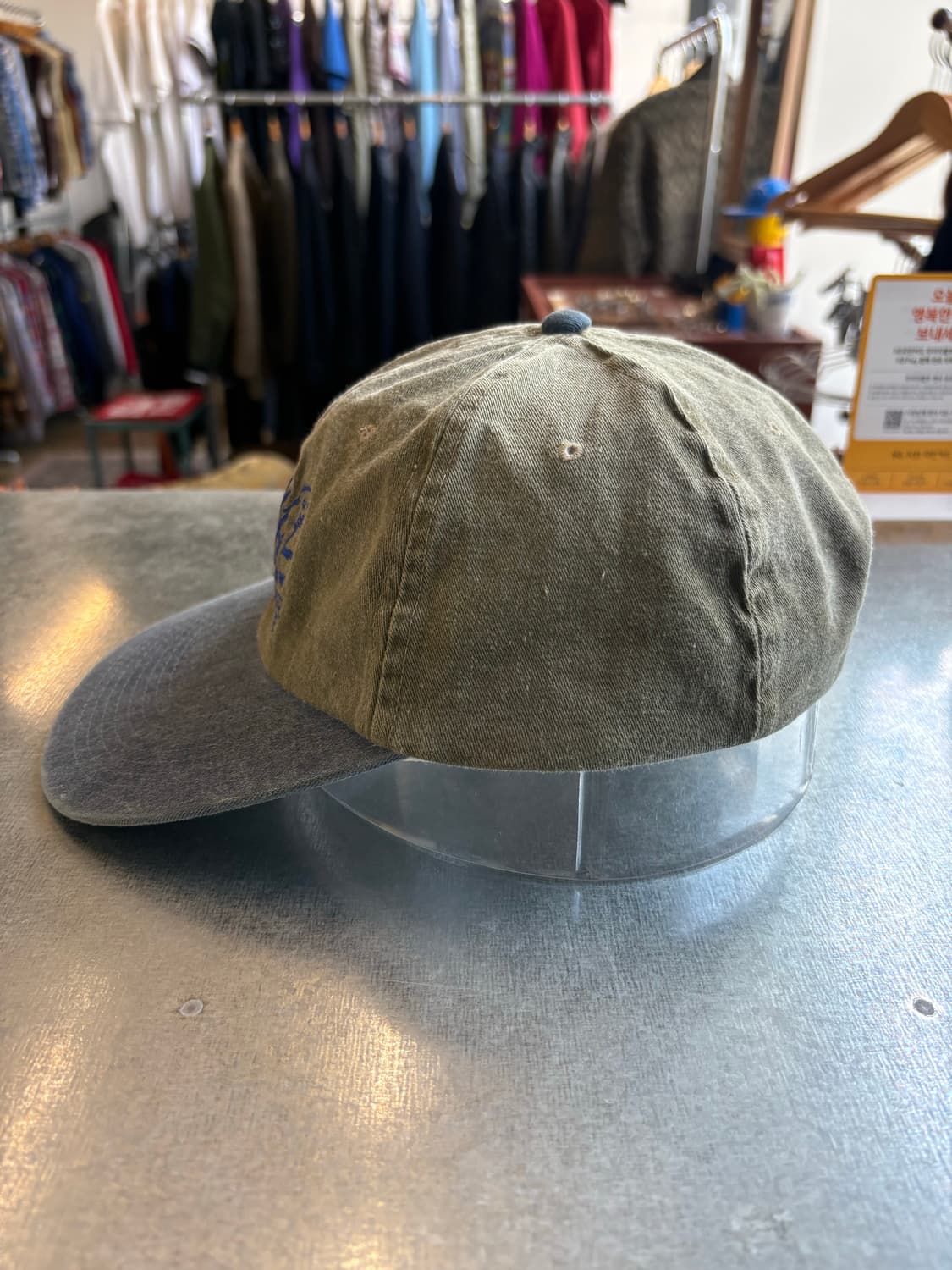 90s 미국 조명 회사 빈티지 투톤 캡 상품이미지6