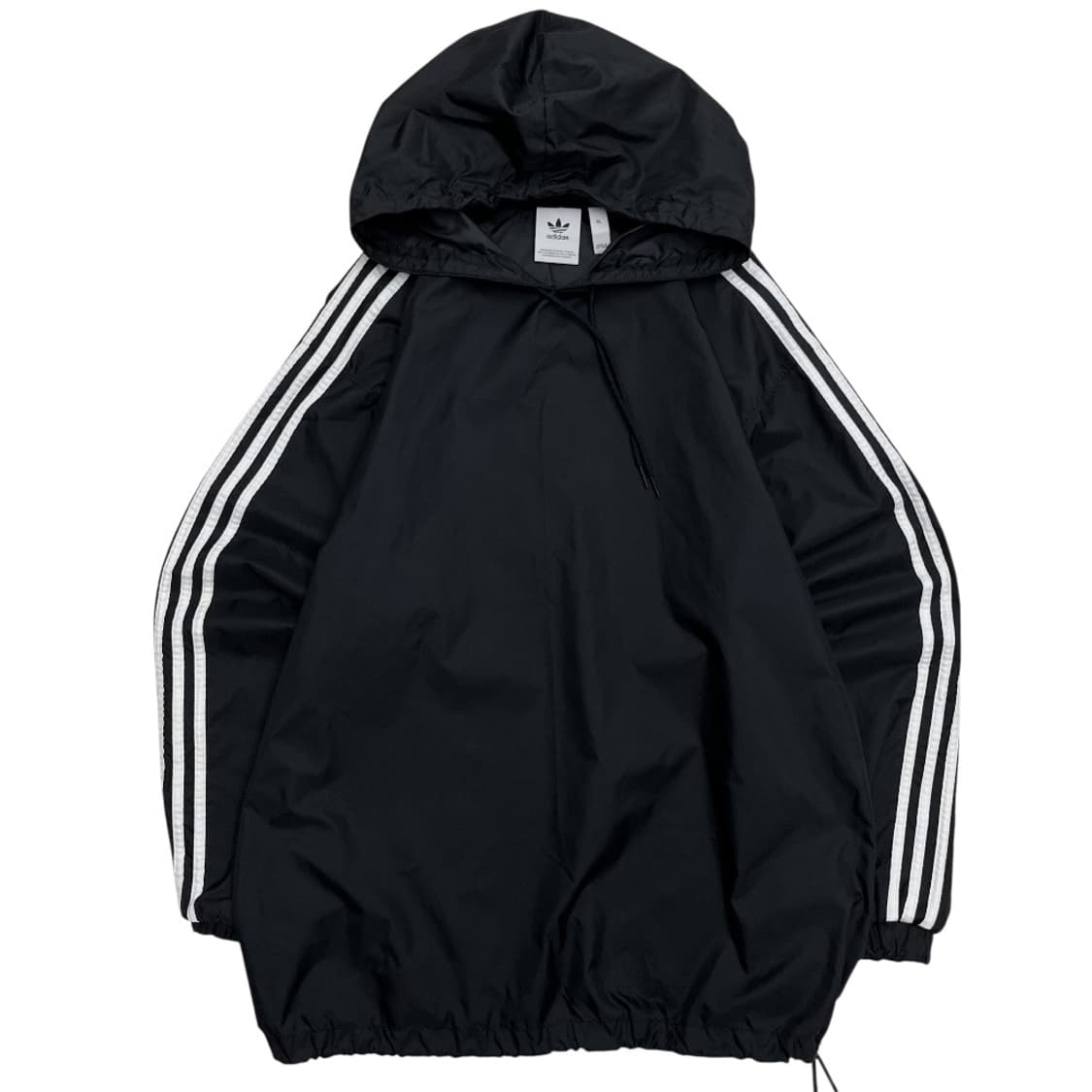 아디다스 빅로고 블랙 판초 바람막이 XL 상품이미지1