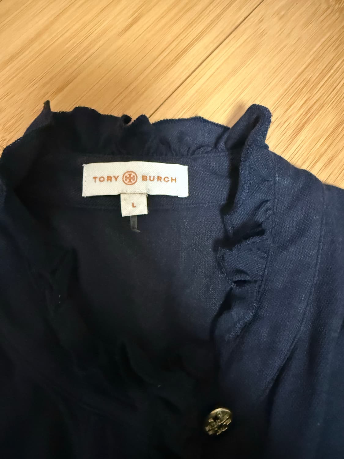 토리버치가디건토리버치반팔네이비반팔네이비카라티네이비티셔츠옷벼룩옷장정리 상품이미지3