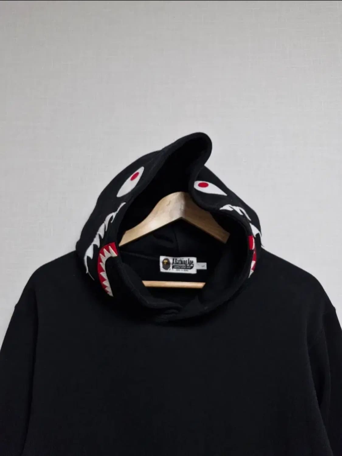 베이프 샤크후드 블랙 L 상품이미지2