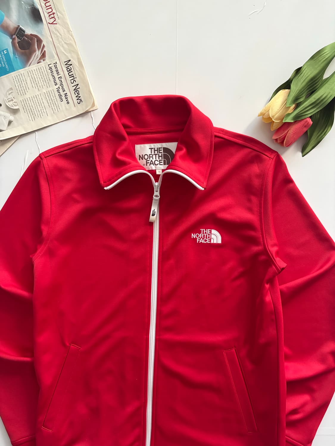 노스페이스 레드 트랙탑 져지 상품이미지3