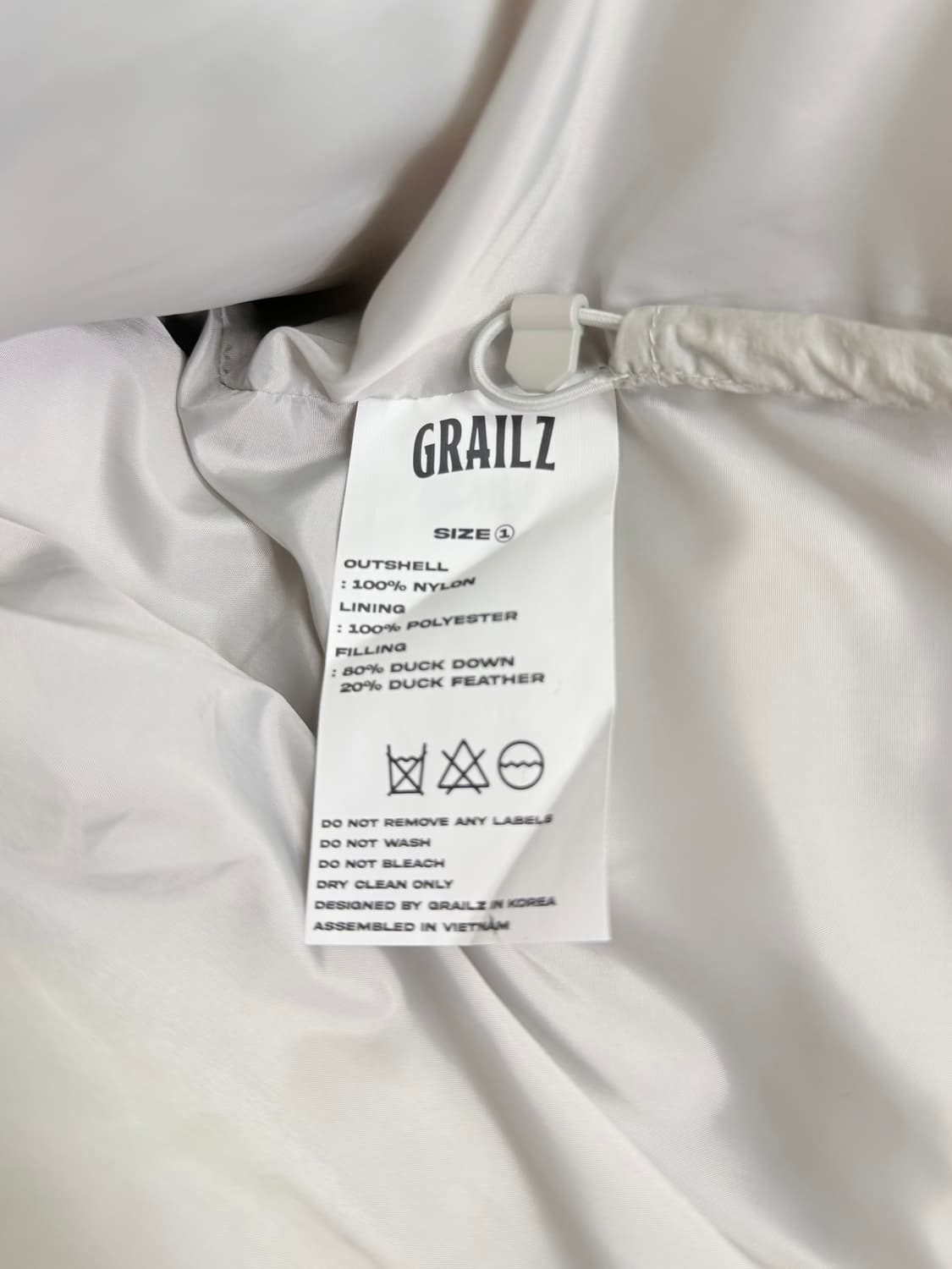 GRAILZ 그레일즈 덕다운 푸퍼패딩  상품이미지5