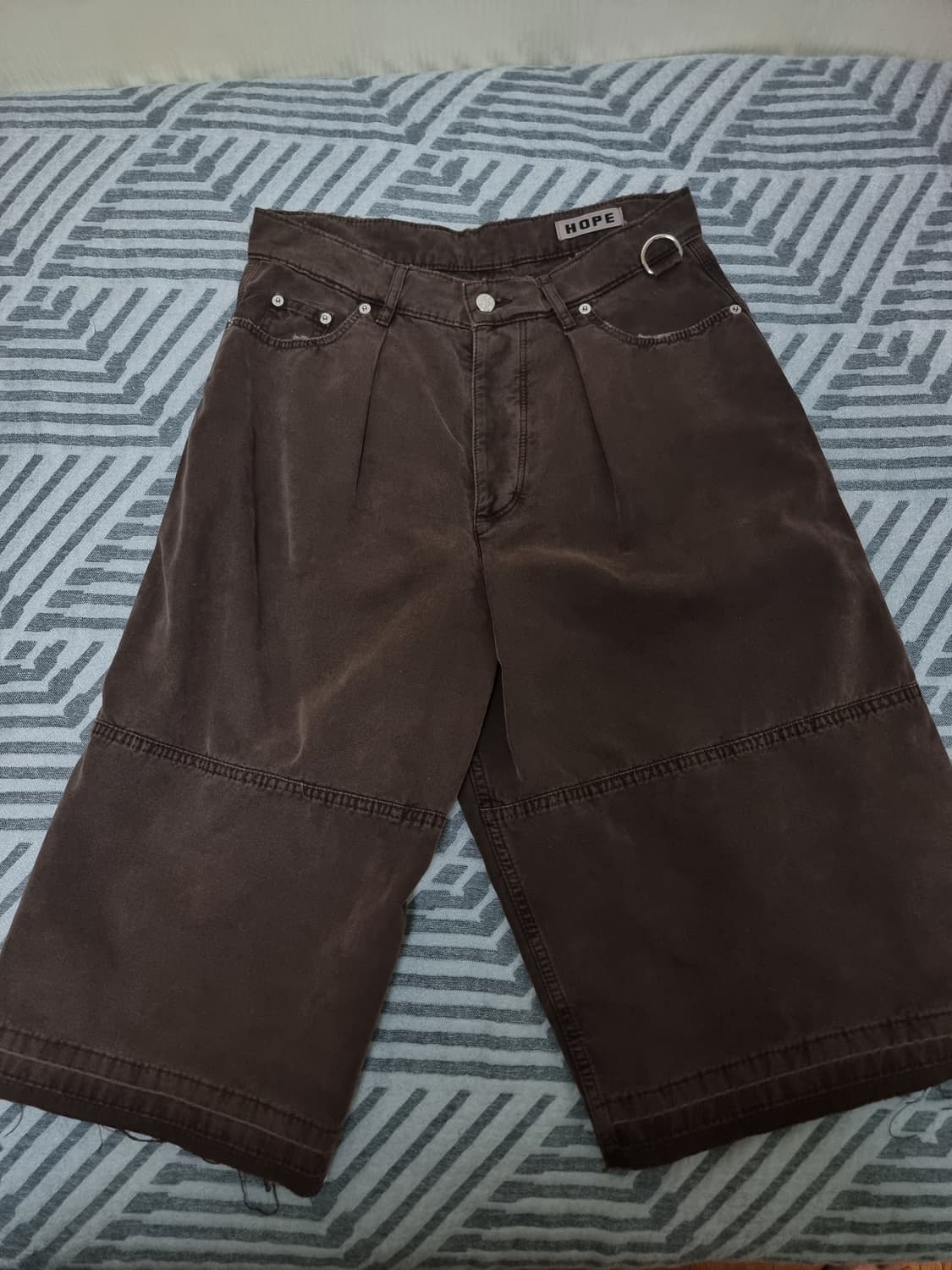 HOPE 호프 punt shorts 브라운 46size 상품이미지2