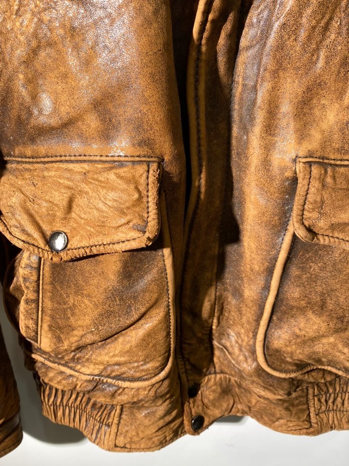 빈티지 리얼 레더 a-2 자켓 상품이미지7